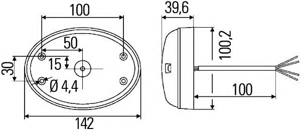 Задний фонарь BEHR/HELLA 2SD 343 390-011 Задний фонарь BEHR/HELLA 2SD 343 390-011