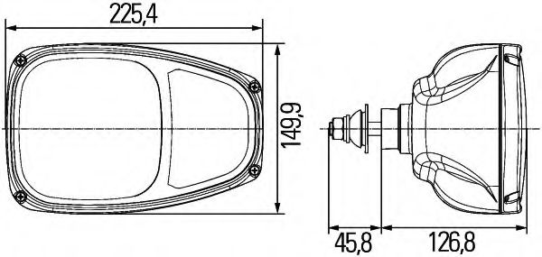 Основная фара BEHR/HELLA 1EE 996 174-211 Основная фара BEHR/HELLA 1EE 996 174-211