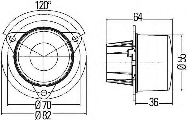 Указатель поворотов BEHR/HELLA 2BA 011 172-401 Указатель поворотов BEHR/HELLA 2BA 011 172-401