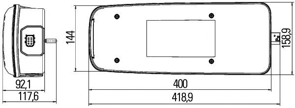 Задний фонарь BEHR/HELLA 2VP 011 511-041 Задний фонарь BEHR/HELLA 2VP 011 511-041