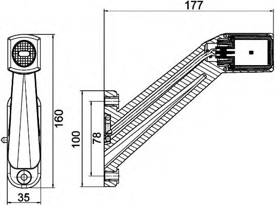 Задний фонарь BEHR/HELLA 2VP 340 934-101 Задний фонарь BEHR/HELLA 2VP 340 934-101