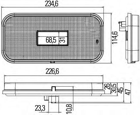 Задний фонарь BEHR/HELLA 2VA 011 900-011 Задний фонарь BEHR/HELLA 2VA 011 900-011