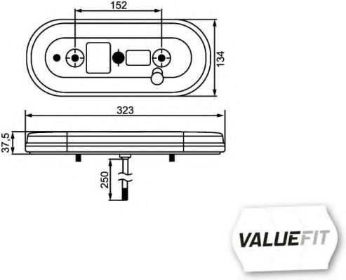 Задний фонарь BEHR/HELLA 2VP 357 017-021 Задний фонарь BEHR/HELLA 2VP 357 017-021
