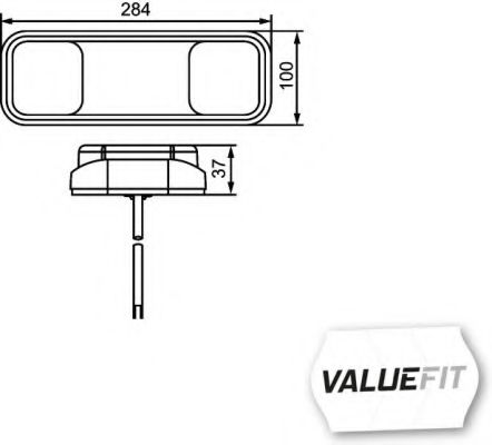 Задний фонарь BEHR/HELLA 2VP 357 018-001 Задний фонарь BEHR/HELLA 2VP 357 018-001