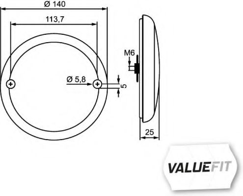 Задний фонарь BEHR/HELLA 2SD 357 026-201 Задний фонарь BEHR/HELLA 2SD 357 026-201