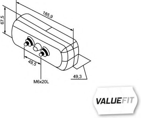Задний фонарь BEHR/HELLA 2SD 357 033-001 Задний фонарь BEHR/HELLA 2SD 357 033-001