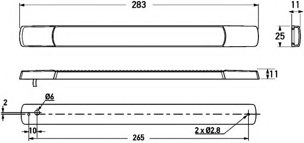 Задний фонарь BEHR/HELLA 2SB 980 887-011 Задний фонарь BEHR/HELLA 2SB 980 887-011
