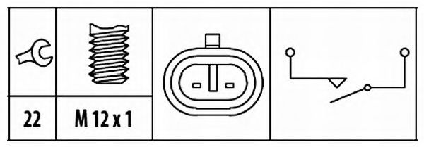 датчик заднего хода BEHR/HELLA 6ZF 181 612-021 датчик заднего хода BEHR/HELLA 6ZF 181 612-021