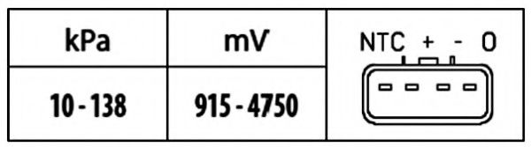 Датчик давления наддува Toyota/Lexus 8942152010