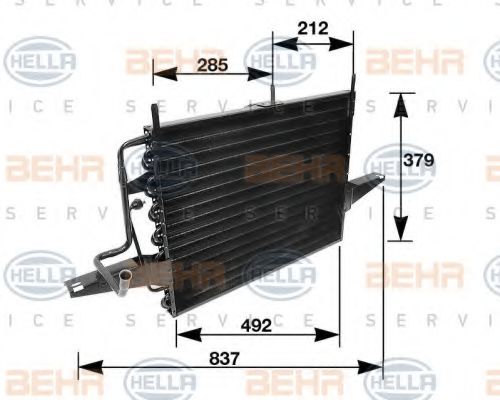 Радиатор кондиционера FORD 6 195 076