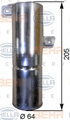 Осушитель кондиционера BEHR/HELLA 8FT 351 193-261