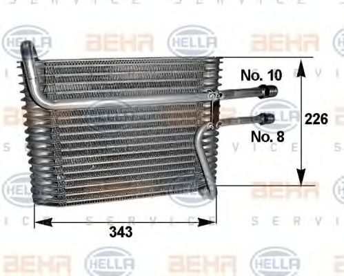 Испаритель кондиционера VOLVO 9470138