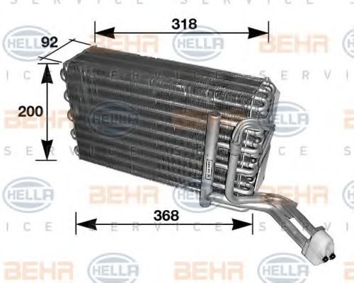 Испаритель кондиционера JAGUAR JLM20608