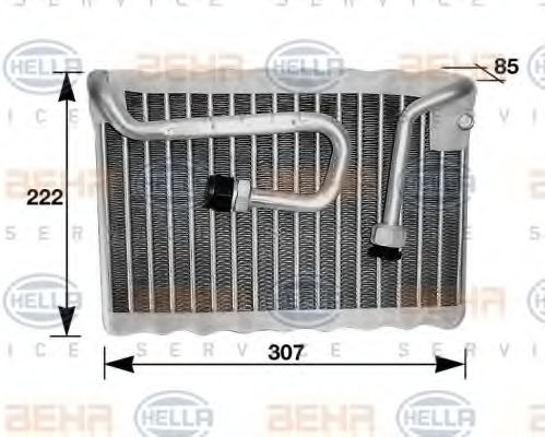 Испаритель кондиционера LAND ROVER RTC6720