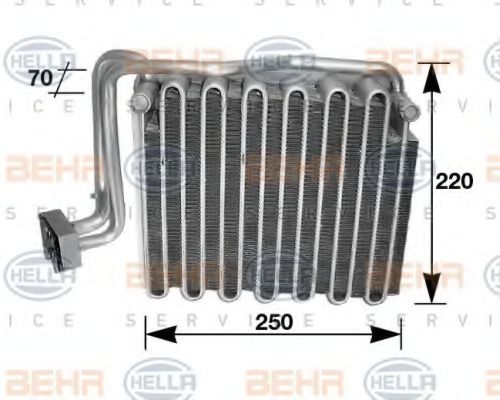 Испаритель кондиционера chrysler 4874180