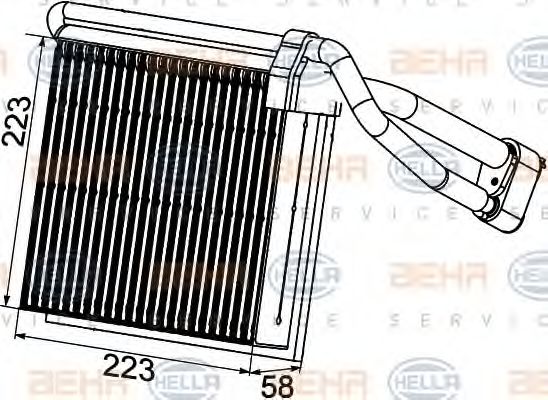Испаритель кондиционера FORD 1 514 422