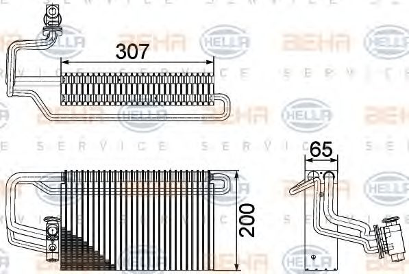 Испаритель кондиционера daf 1746954