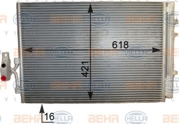 Радиатор кондиционера BEHR/HELLA 8FC 351 343-181