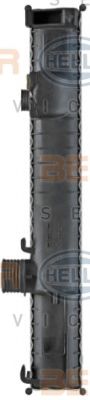 Hella Radiatore Per Auto 8MK 376 710-634 - Lunghezza 292 Mm, Larghezza 348 Mm, Profondità 42 Mm, Per Veicoli Senza Aria Condizionata