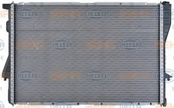 Radiatore, Raffreddamento motore HELLA 8MK 376 715-621 con accessori