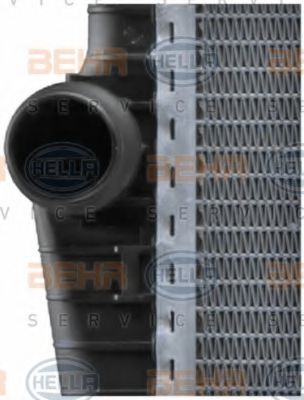 Радиатор охлаждения двигателя BEHR/HELLA 8MK 376 712-571 Радиатор охлаждения двигателя BEHR/HELLA 8MK 376 712-571