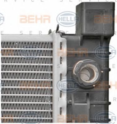 Радиатор охлаждения двигателя BEHR/HELLA 8MK 376 714-334 Радиатор охлаждения двигателя BEHR/HELLA 8MK 376 714-334