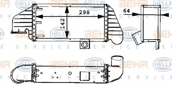 Интеркулер FORD 6991517