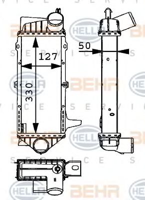 Интеркулер FORD 1051768