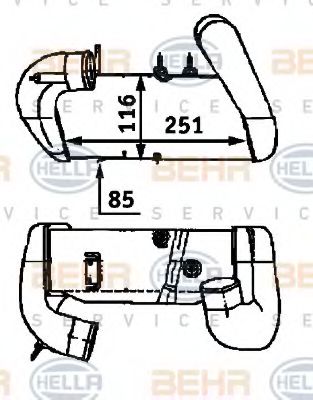 Интеркулер VAG 028 145 805