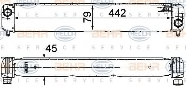 Масляный радиатор MERCEDES-BENZ A1231800265