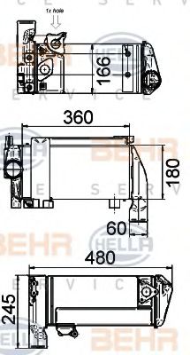 Масляный радиатор, ретардер IVECO 42555327 Масляный радиатор, ретардер IVECO 42555327