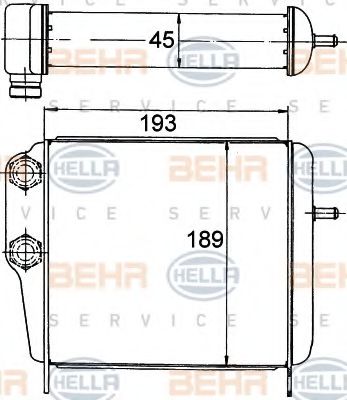 Масляный радиатор MERCEDES-BENZ A2015018101