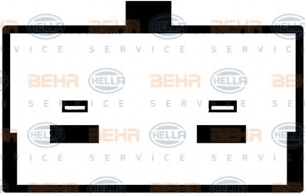 Вентилятор охлаждения двигателя BEHR/HELLA 8EW 009 158-241 Вентилятор охлаждения двигателя BEHR/HELLA 8EW 009 158-241