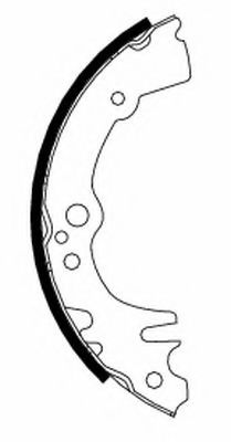 Тормозные колодки барабанные BEHR/HELLA 8DB 355 002-521