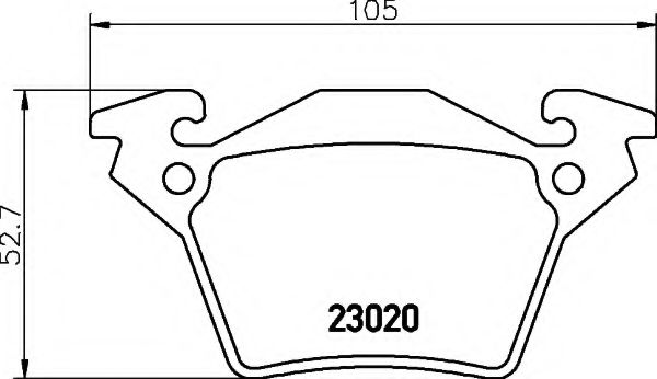 Тормозные колодки BEHR/HELLA 8DB 355 008-641