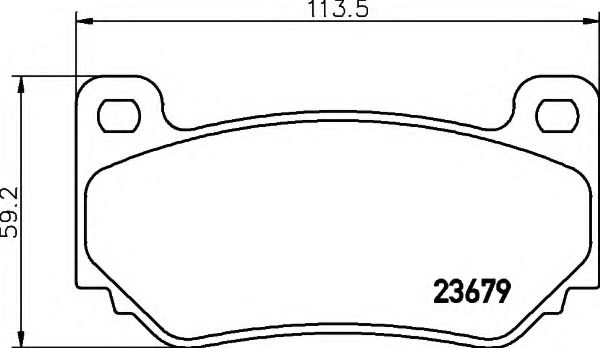 Тормозные колодки BEHR/HELLA 8DB 355 009-721