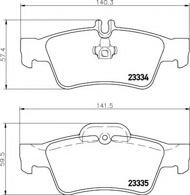 Тормозные колодки BEHR/HELLA 8DB 355 018-751