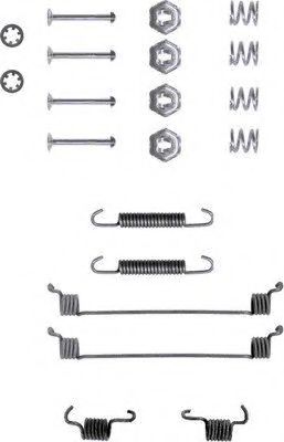 Ремкомплект барабанных колодок BEHR/HELLA 8DZ 355 200-071