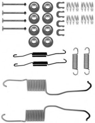 Ремкомплект барабанных колодок BEHR/HELLA 8DZ 355 200-891