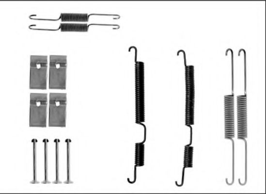 Ремкомплект барабанных колодок BEHR/HELLA 8DZ 355 205-861