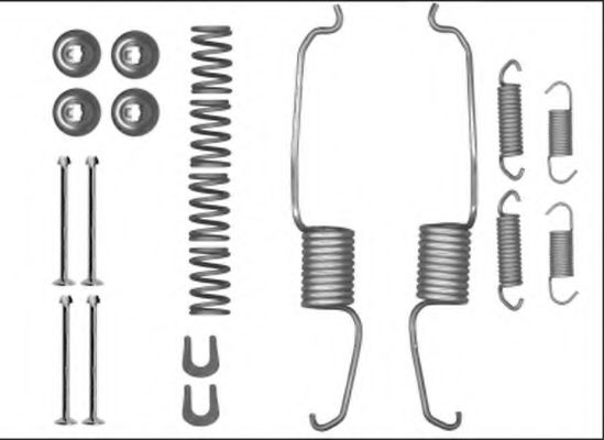 Ремкомплект барабанных колодок BEHR/HELLA 8DZ 355 206-091