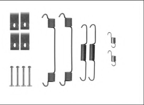 Ремкомплект барабанных колодок BEHR/HELLA 8DZ 355 206-101