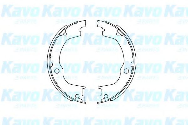 Тормозные колодки барабанные KAVO PARTS KBS-1406