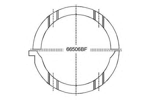 Полукольца коленчатого вала GLYCO A208/2 STD