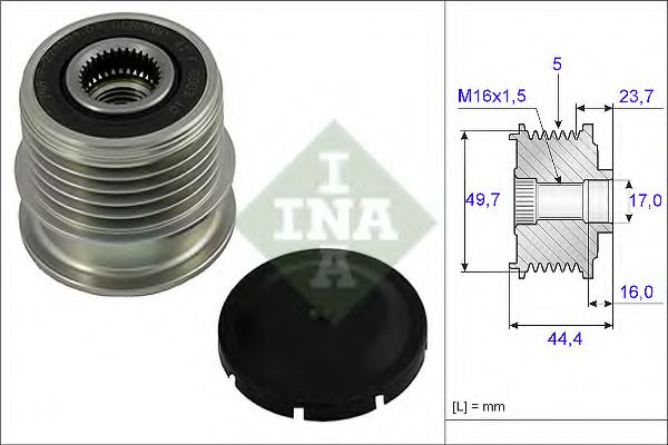 Муфта генератора INA 535 0011 10