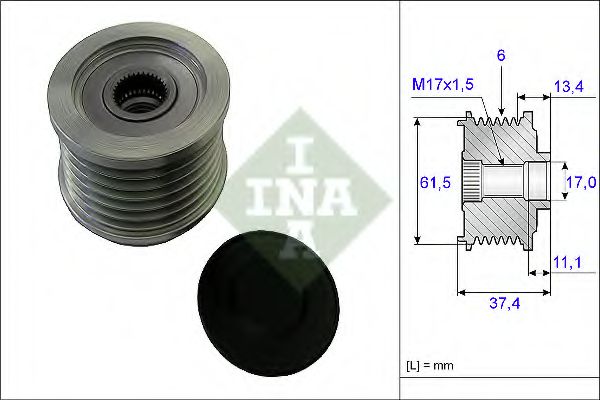Муфта генератора INA 535 0023 10
