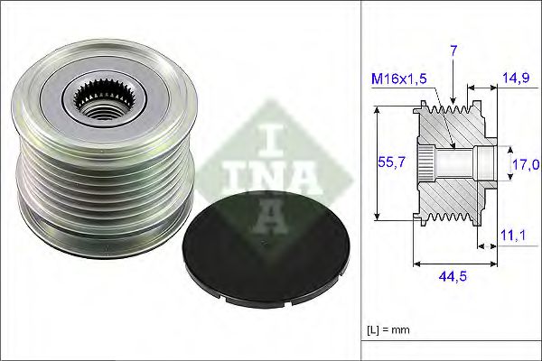 Муфта генератора INA 535 0042 10