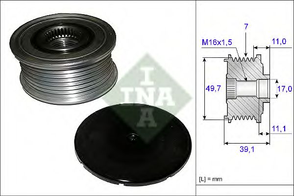 Муфта генератора INA 535 0084 10