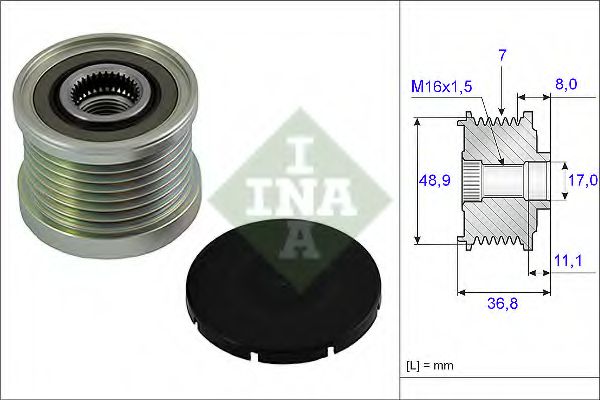 Муфта генератора INA 535 0081 10