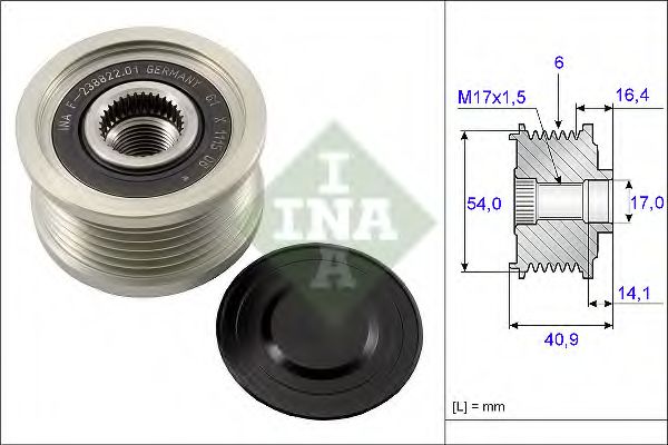 Муфта генератора INA 535 0112 10